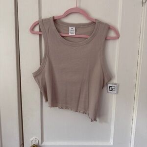 5B Ribbed Cropped Tank Size 2XL